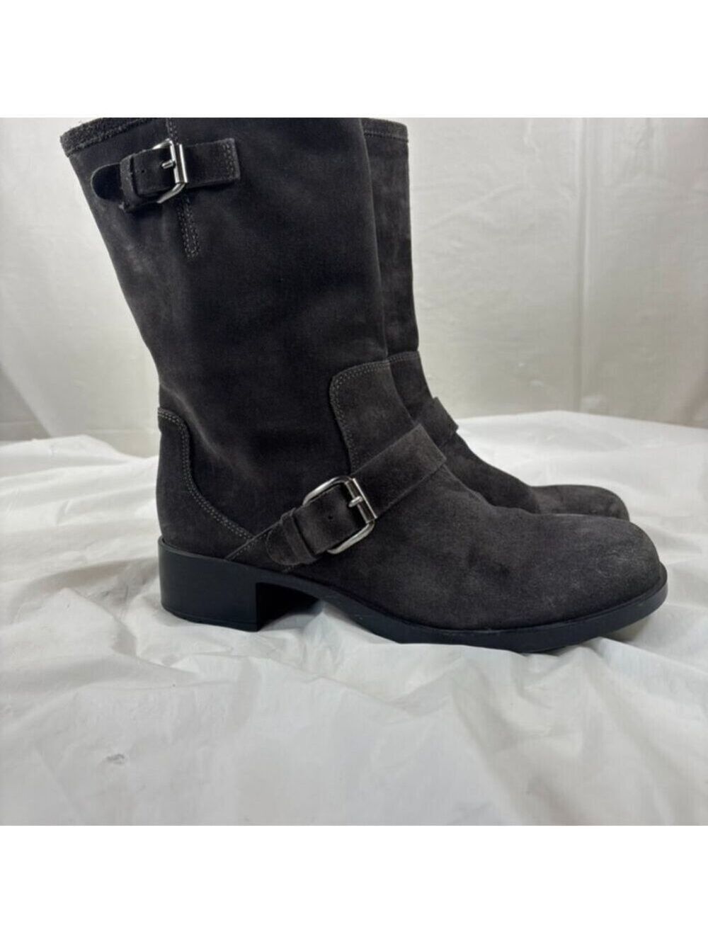 AGL Suede Leather AGL Attilio Giusti Leombruni Moto boots e SIZE 37